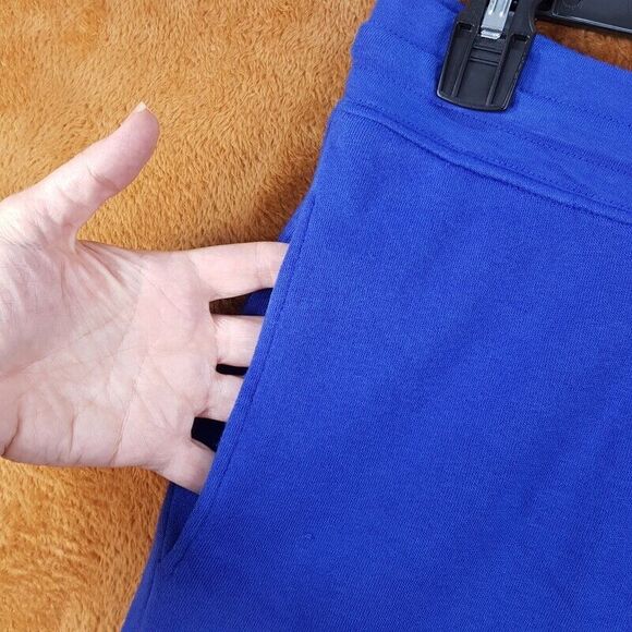 SOL ANGELES Mens Shorts Medium Blue Pull On Sweat Waves Logo Drawstring $118 - Picture 3 of 11